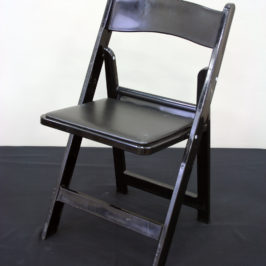 Black Wood Resin Chair